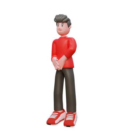 Garoto  3D Illustration