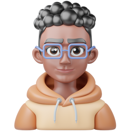 Menino africano  3D Icon