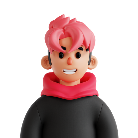 Menino anime  3D Icon