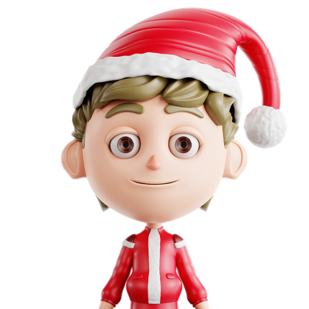 Menino de Natal  3D Icon