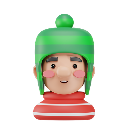 Menino de Natal  3D Icon