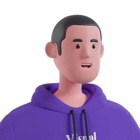 Menino feliz  3D Icon