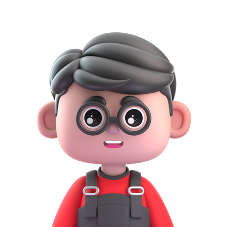 Garoto fofo  3D Icon