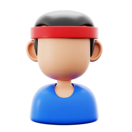 Garoto da academia  3D Icon