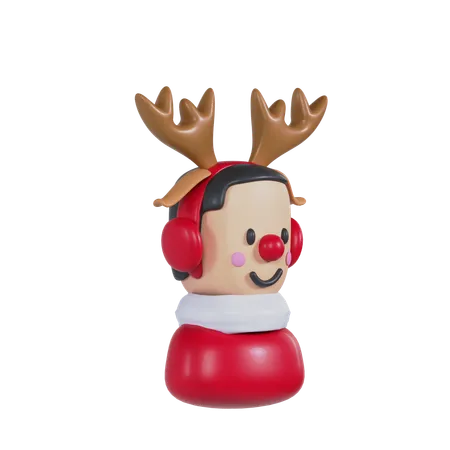 Menino de Natal  3D Icon