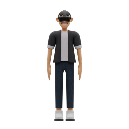 Realidade Virtual E Ilustracao 3 D Do Metaverso 3D Illustration