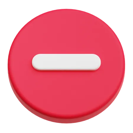 Menos  3D Icon