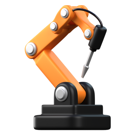 Menos chave de fenda braço robótico  3D Icon
