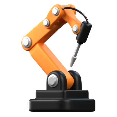 Menos chave de fenda braço robótico  3D Icon