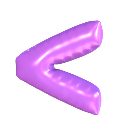 Menos que sinal  3D Icon