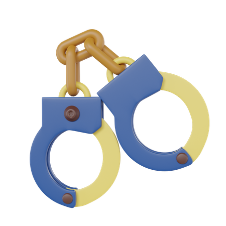 Menottes de police  3D Icon