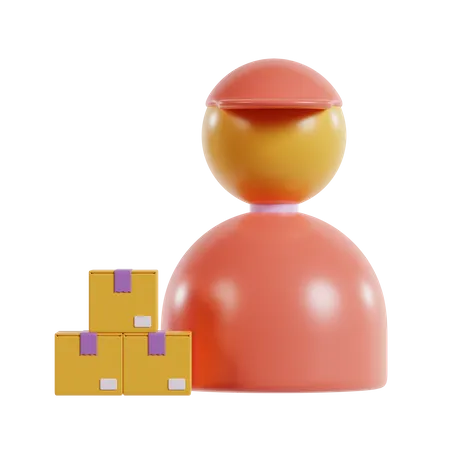 Mensageiro  3D Icon