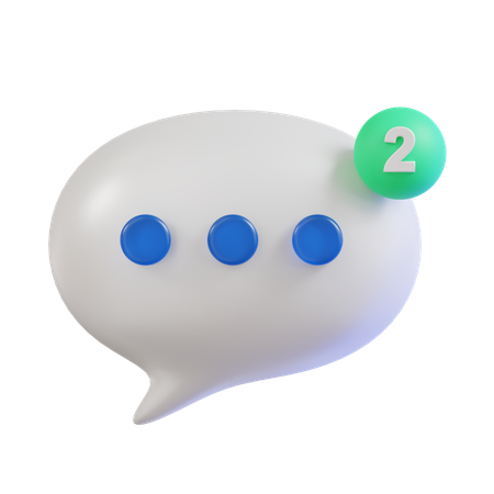 Mensagem  3D Icon