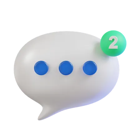 Mensagem  3D Icon