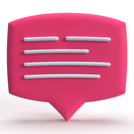 Mensagem  3D Icon