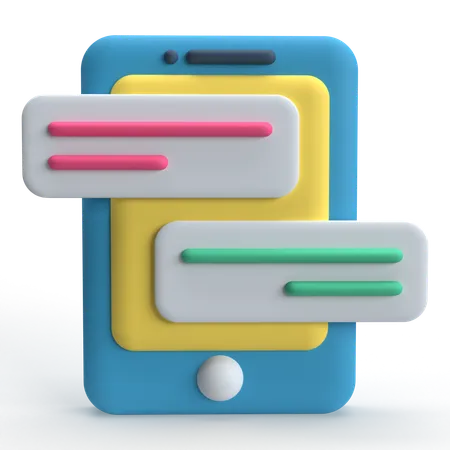 Mensagem  3D Icon