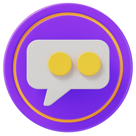 Mensagem  3D Icon