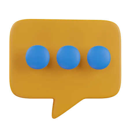 Mensagem  3D Icon