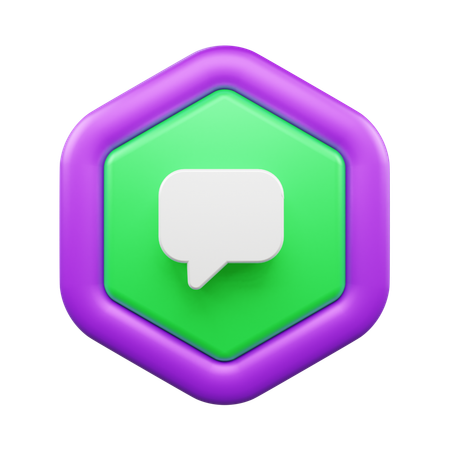 Mensagem  3D Icon