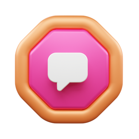 Mensagem  3D Icon