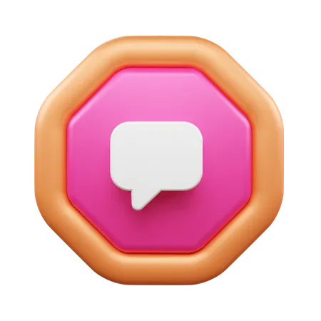 Mensagem  3D Icon