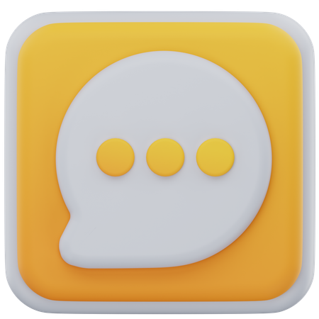 Mensagem  3D Icon