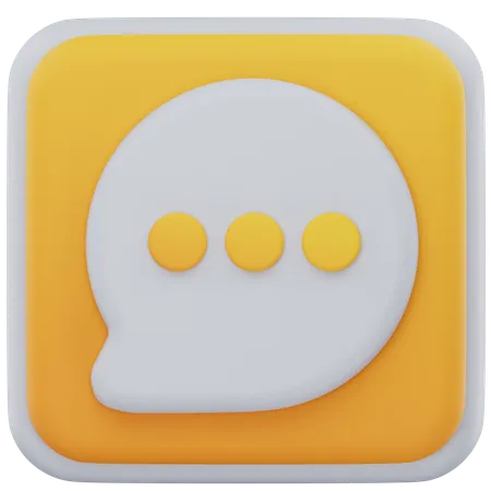 Mensagem  3D Icon