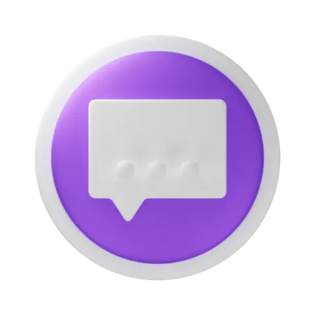 Mensagem  3D Icon