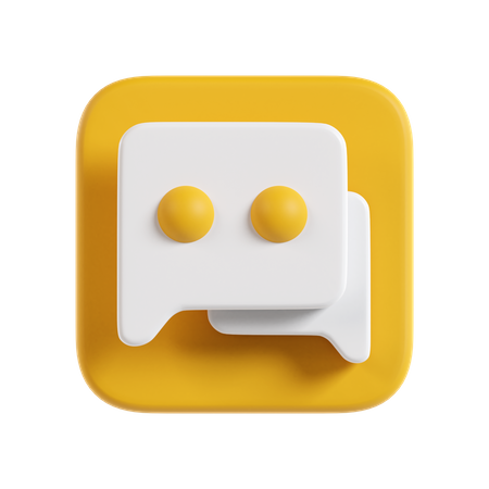 Mensagem  3D Icon