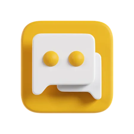 Mensagem  3D Icon