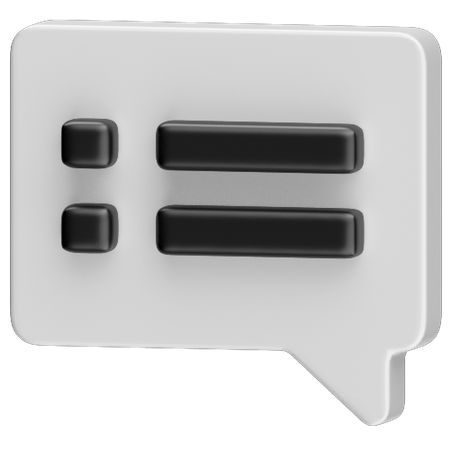 Mensagem  3D Icon