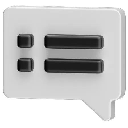 Mensagem  3D Icon