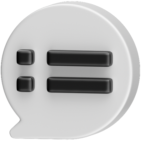 Mensagem  3D Icon