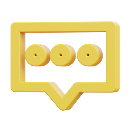 Mensagem  3D Icon