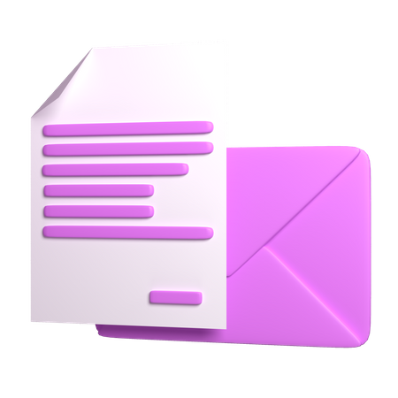 Mensagem  3D Icon