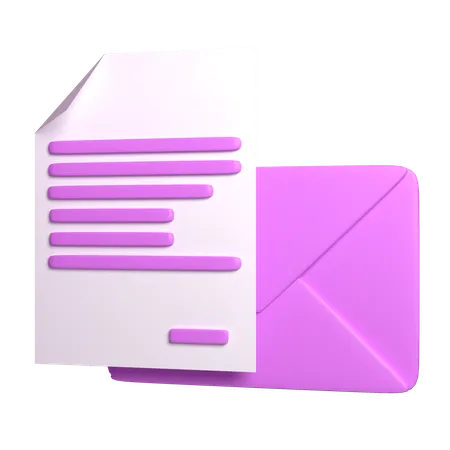 Mensagem  3D Icon