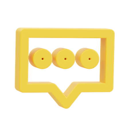 Mensagem  3D Icon