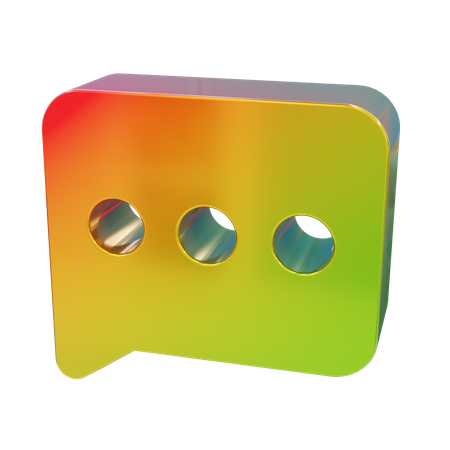 Mensagem  3D Icon