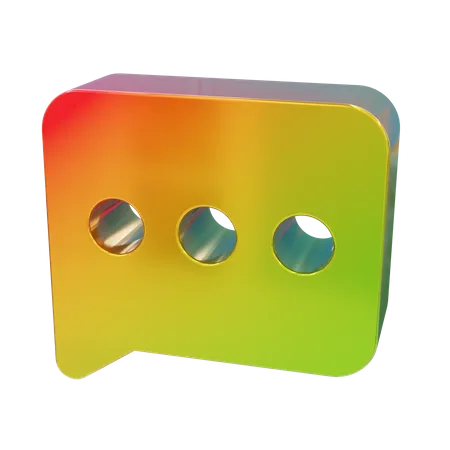 Mensagem  3D Icon