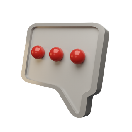 Mensagem  3D Icon