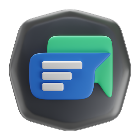 Mensagem  3D Icon