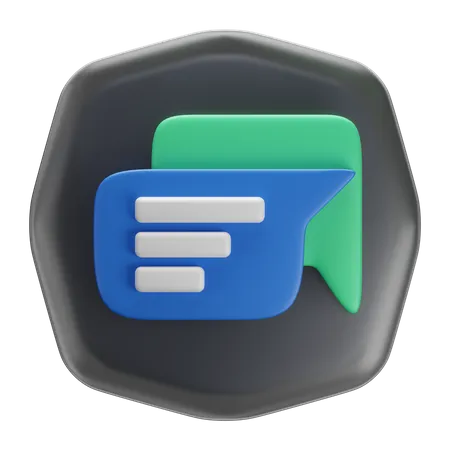 Mensagem  3D Icon