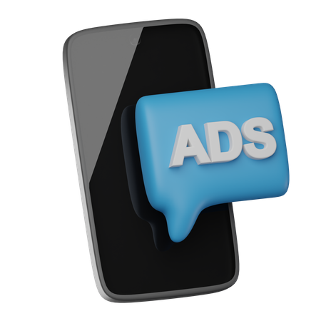 Mensagem publicitária  3D Icon