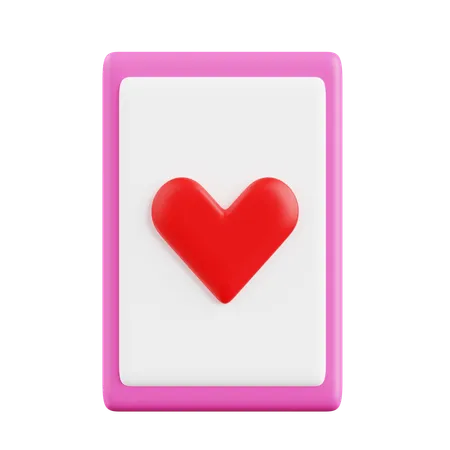 Mensagem de amor  3D Icon