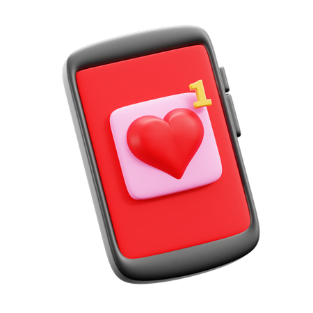 Mensagem de amor  3D Icon