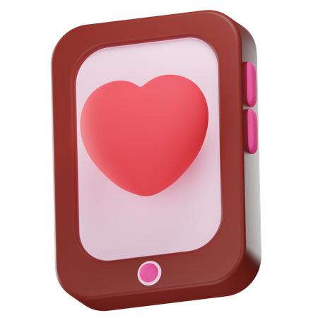 Mensagem de amor  3D Icon