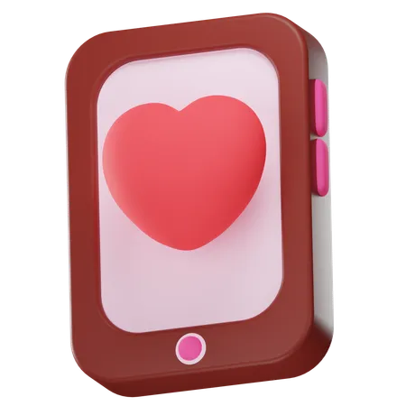 Mensagem de amor  3D Icon