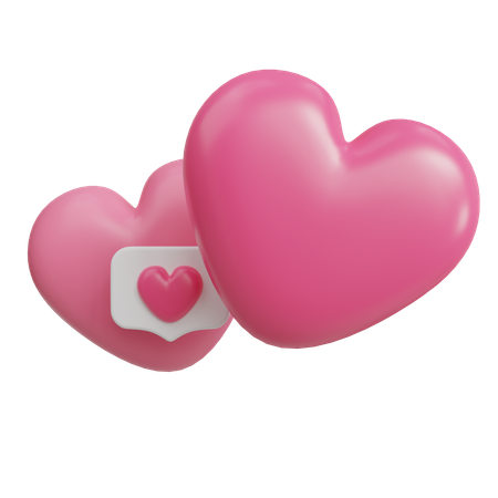 Mensagem de amor  3D Icon