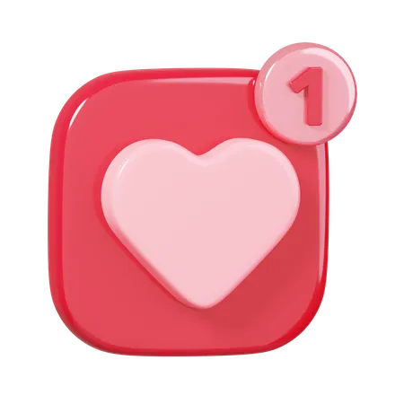 Uma mensagem de amor  3D Icon