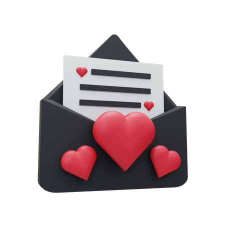 Mensagem de dia dos namorados  3D Icon